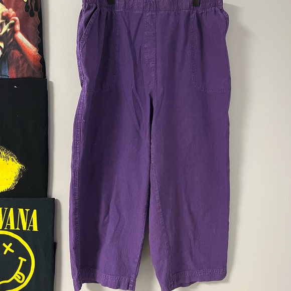 Purple Alia capris - Picture 2 of 9